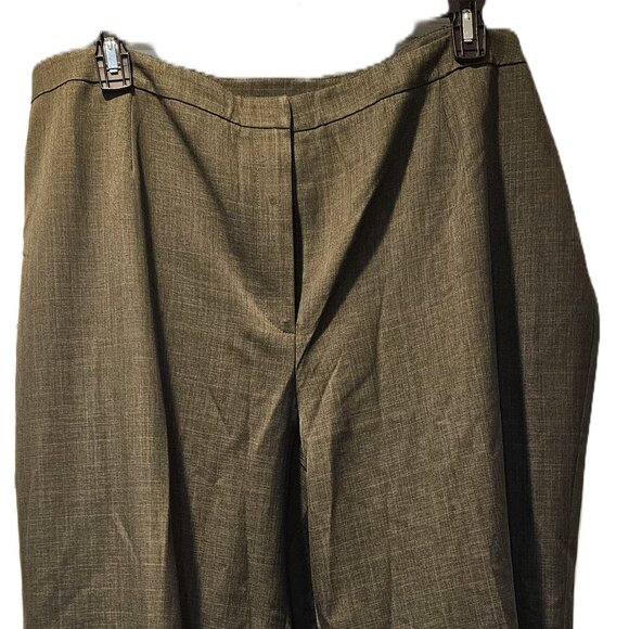 24W Olive Pant Suit Evan Picone - Picture 6 of 9